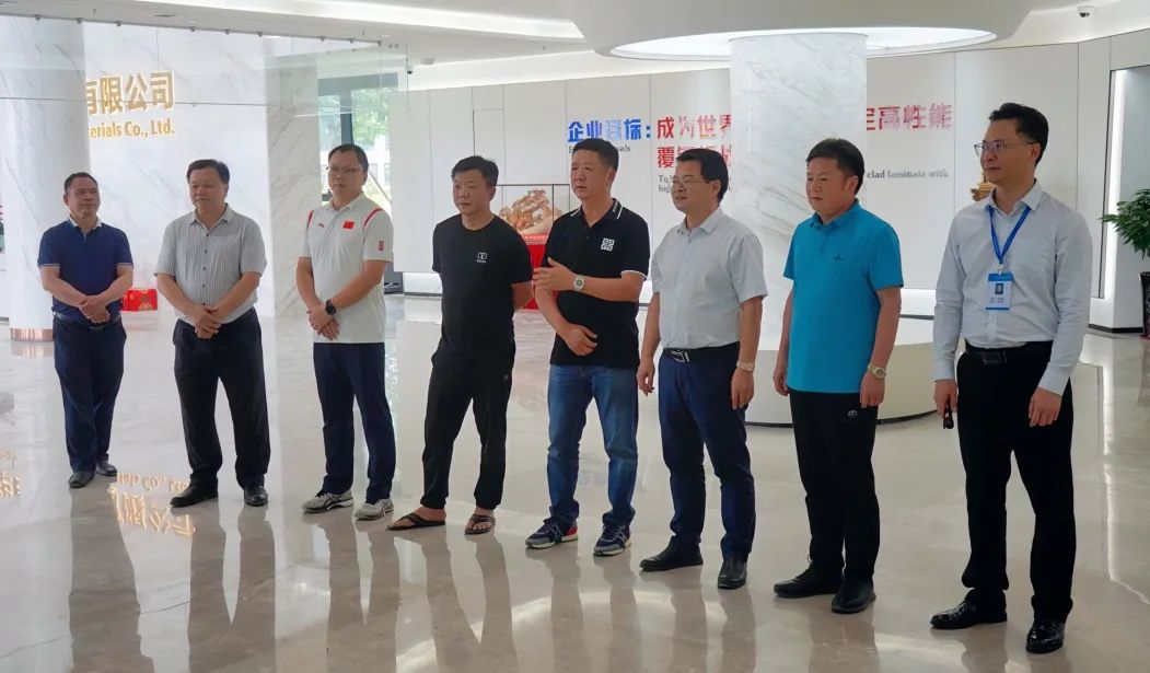 立讯精密王来胜副董事长一行到江南jiangnan(中国)材料考察